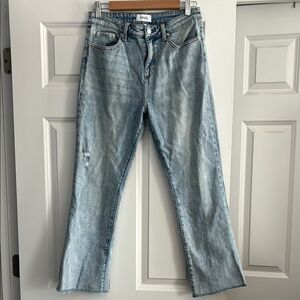 Pistola Distressed High Rise Cropped Boot Jeans Size 29 Women’s